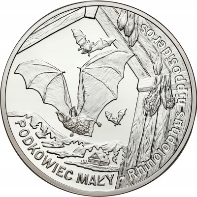 20 złotych 2010 Nietoperz Podkowiec Mały – SREBRO