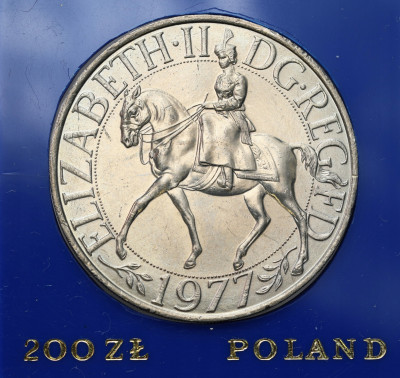 Wielka Brytania. Medal Elżbieta II 1977
