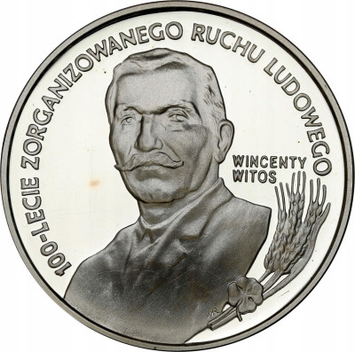 10 złotych 1995 Wincenty Witos – SREBRO