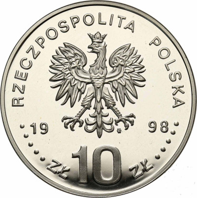 10 złotych 1998 Deklaracja Praw Człowieka – SREBRO