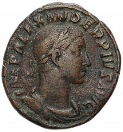 Cesarstwo Rzymskie. Aleksander Sewer (222–235). Sestercja 232, Rzym