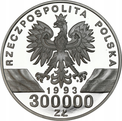 300.000 złotych 1993 Jaskółki – UNCJA SREBRA
