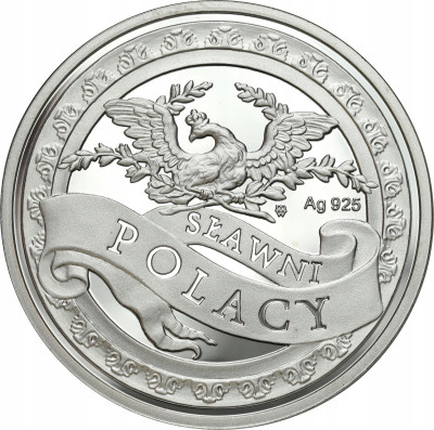 Medal Sławni Polacy, Józef Piłsudski – SREBRO