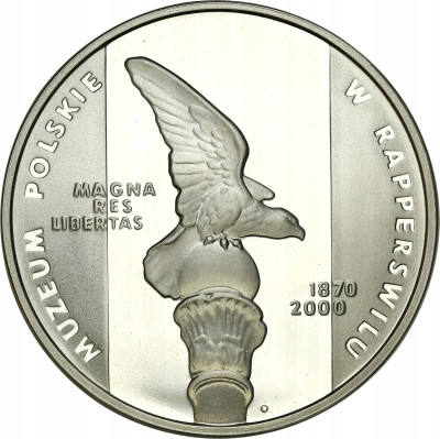 10 złotych 2000 Muzeum w Rapperswillu – SREBRO