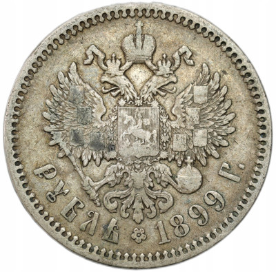 Rosja. Mikołaj II 1 Rubel 1899 (ФЗ), Petersburg