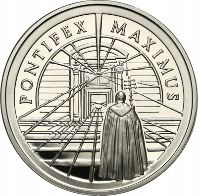 10 złotych 2002 Jan Paweł II Pontifex Maximus - SREBRO