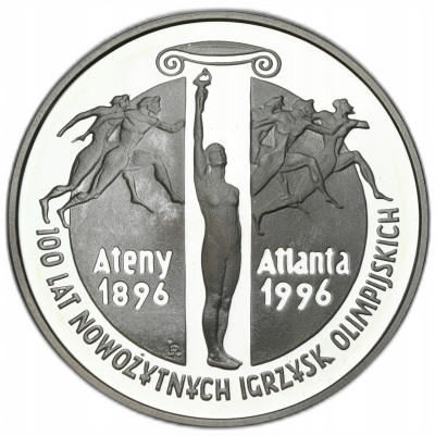 10 złotych 1995 Ateny Atlanta – SREBRO