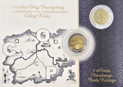 Seria Odkryj Polskę - 5 złotych - Centralny Okręg Przemysłowy