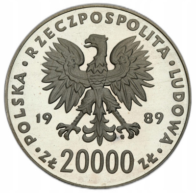 20000 zł 1989 XIV Mistrzostwa Świata Włochy 1990
