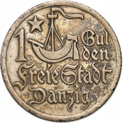 Wolne Miasto Gdańsk / Danzig 1 Gulden 1923, Utrecht – Koga