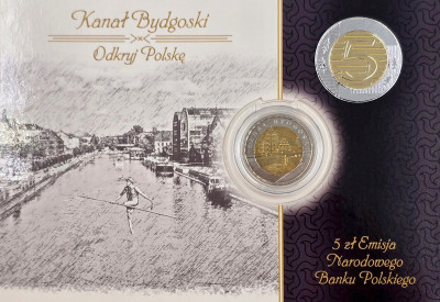 Seria Odkryj Polskę - 5 złotych okolicznościowe - Kanał Bydgoski