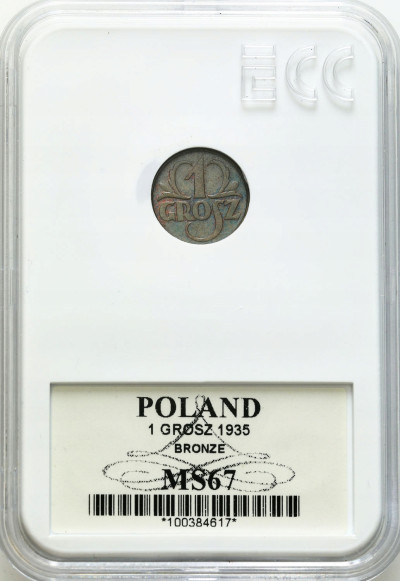 II RP. 1 grosz 1935 GCN