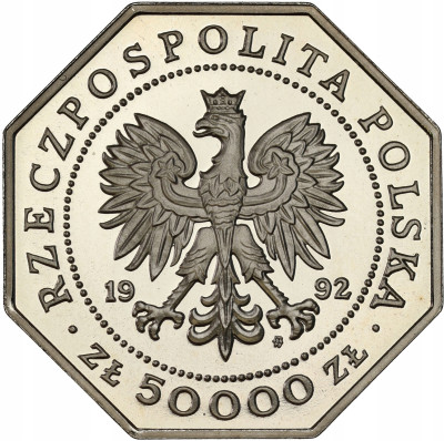 50.000 złotych 1992 Virtutti Militari