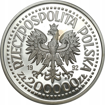 200.000 złotych 1992, Odkrycie Ameryki – SREBRO