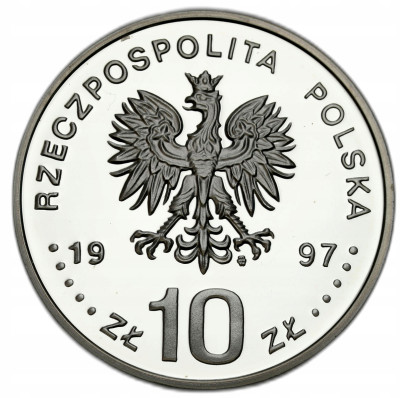 10 złotych 1997 Śmierć św. Wojciecha – SREBRO