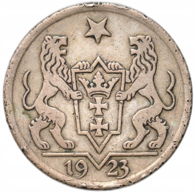 Wolne Miasto Gdańsk / Danzig 1 Gulden 1923, Utrecht – Koga