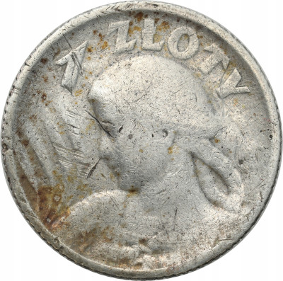 II RP. 1 złoty 1924, Paryż