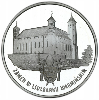 20 złotych 1996 Zamek w Lidzbarku – SREBRO