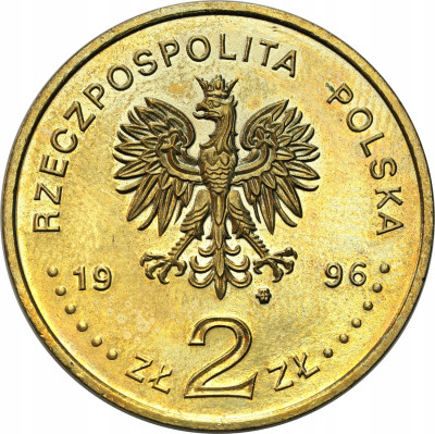III RP. 2 złote 1996 Zygmunt II August – NAJRZADSZE i PIĘKNE