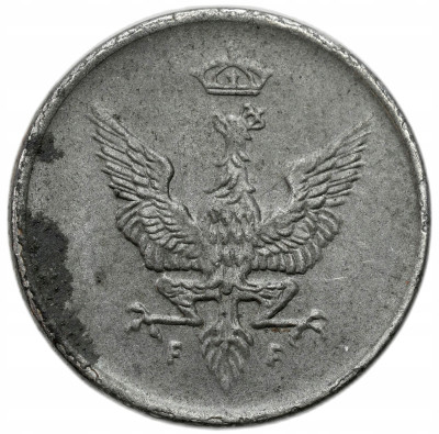 Królestwo Polskie. 1 fenig 1918 F - ŁADNY