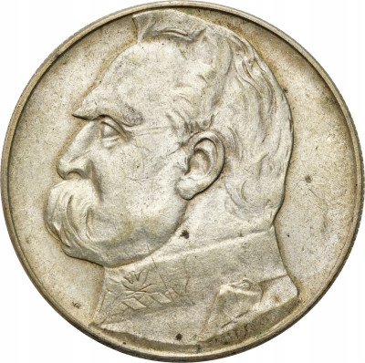 II RP. 10 złotych 1937 Piłsudski – SREBRO