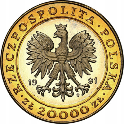 20000 złotych 1991 225 lat Mennicy