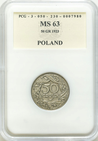 Generalna Gubernia. 50 groszy 1923 PCG