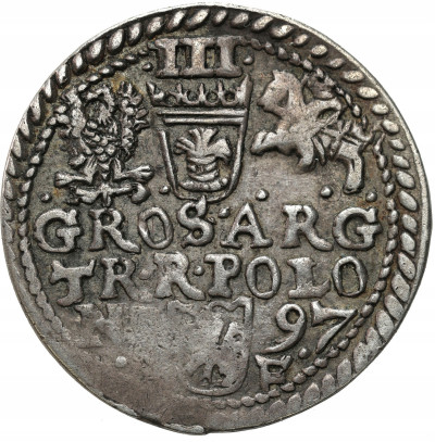 Zygmunt III Waza. Trojak (3 grosze) 1597, Olkusz