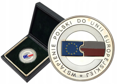 10 złotych 2004 wstąpienie do Unii Europejskiej – SREBRO