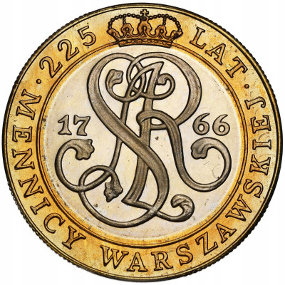 20.000 złotych 1991, 225 lat Mennicy