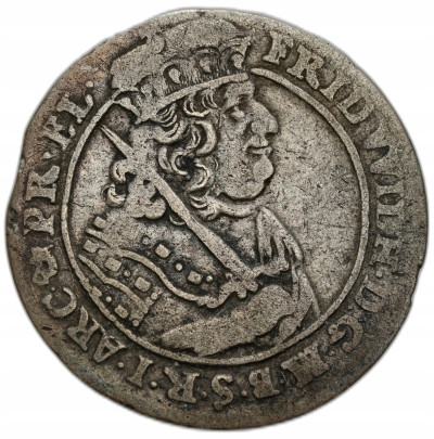 Niemcy, Prusy. Fryderyk Wilhelm. Ort (18 groszy) 1683 H-S, Królewiec