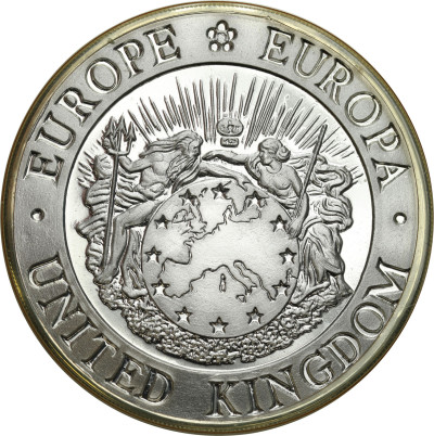 Wielka Brytania. Medal Silver Ecu – SREBRO