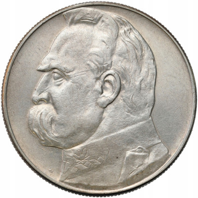 II RP. 10 złotych 1937 Piłsudski – SREBRO