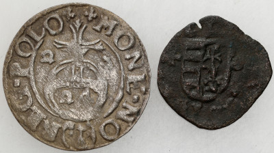 Władysław I Jagiellończyk, Zygmunt III Waza. Denar, Półtorak 1623 – 2 szt