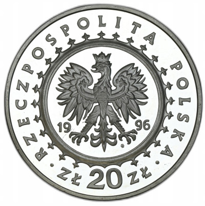 20 złotych 1996 Zamek w Lidzbarku – SREBRO