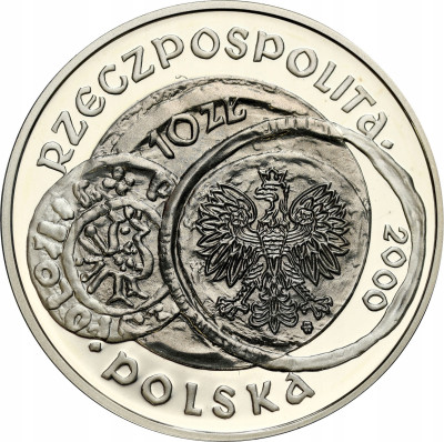 10 złotych 2000 Zjazd w Gnieźnie – SREBRO