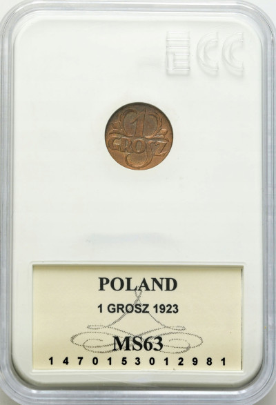 II RP. 1 grosz 1923 GCN