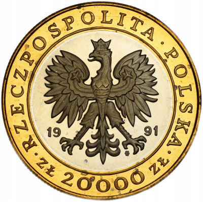 20.000 złotych 1991, 225 lat Mennicy