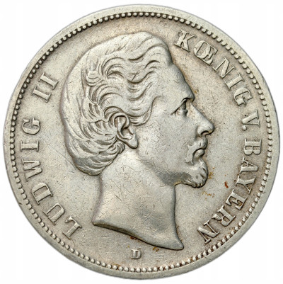 Niemcy, Bawaria. Ludwik II (1864–1886). 5 marek 1876 D, Monachium