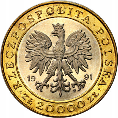 20.000 złotych 1991, 225 lat Mennicy – PIĘKNE