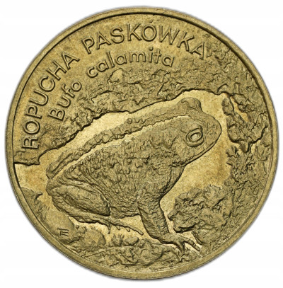 2 złote GN 1998 Ropucha Paskówka – RZADSZE
