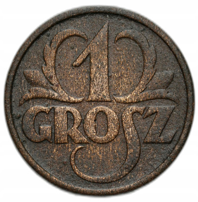 II RP 1 grosz 1930 - NAJRZADSZY ROCZNIK