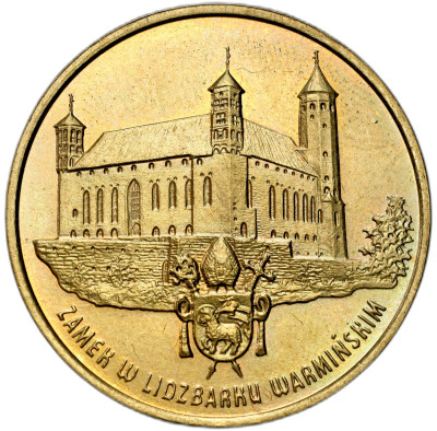 2 złote 1996 Zamek w Lidzbarku Warmińskim – RZADSZE