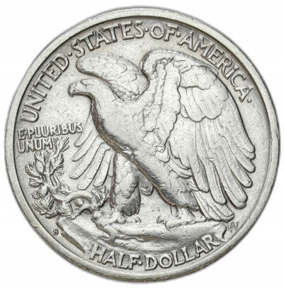 USA. 1/2 dolara 1943 S, San Francisco – SREBRO