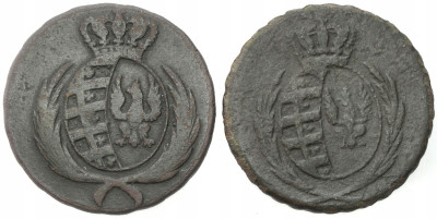 Księstwo Warszawskie. 3 grosze 1811 IB i 1812 IB, Warszawa