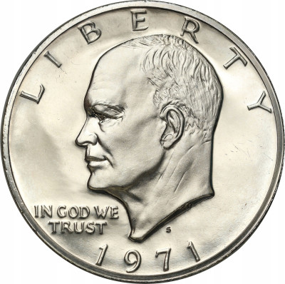 USA 1 dolar 1971 S Eisenhower – SREBRO