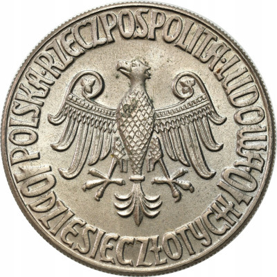 PRÓBA CuNi 10 złotych 1964 Kazimierz Wielki