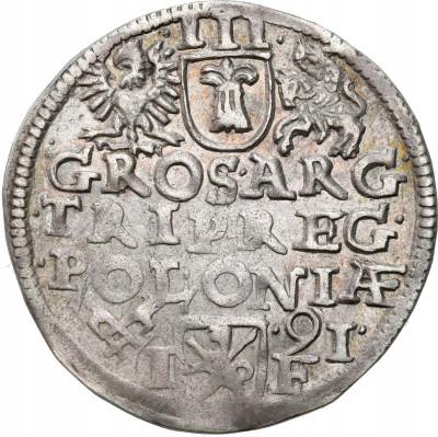 Zygmunt III Waza. Trojak (3 grosze) 1591, Poznań