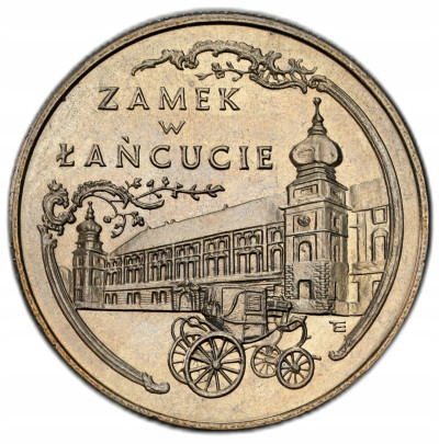 20.000 złotych 1993 Zamek w Łańcucie – PIĘKNE