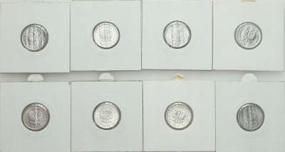 PRL. 10 groszy 1970-1983 – 8 szt